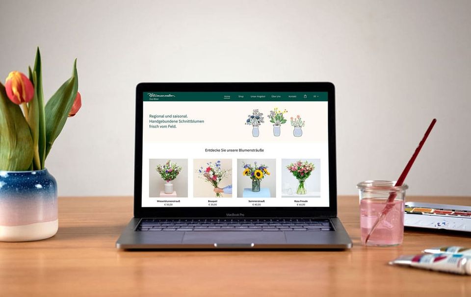 Vienna Flowers Frontpage